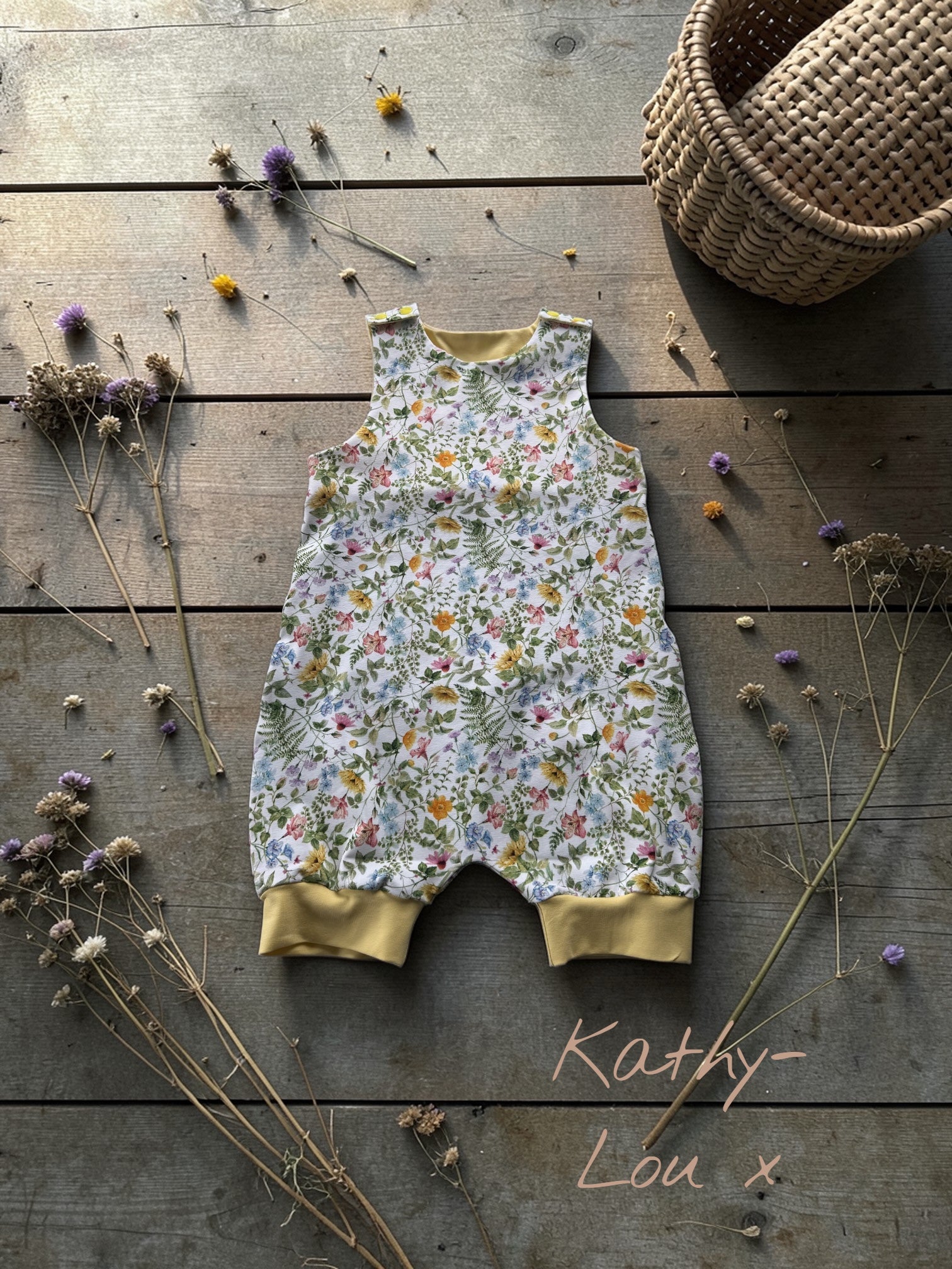 Handmade Shortie Explorer Romper